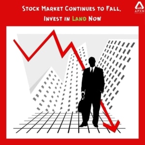 Avoid stock invest in land now