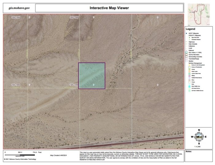 10 Acres, Mohave County AZ, Parcel 207-08-007 - Image 20