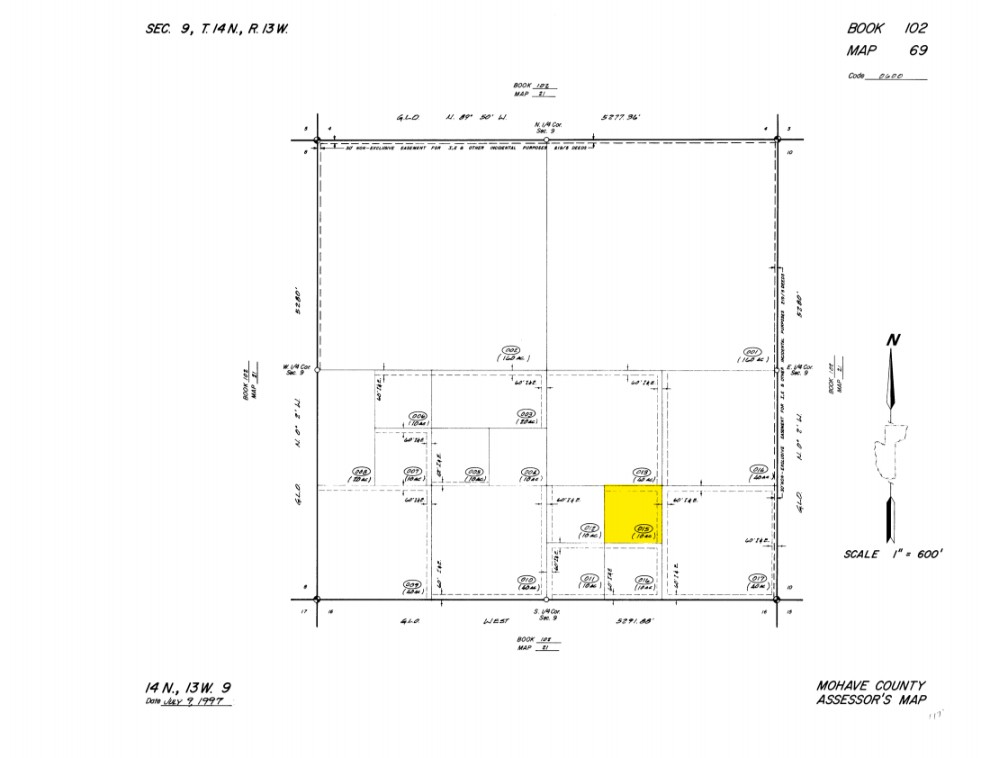 Spacious Desert Lot 10 Acres, Mohave, Arizona 102-69-015 - Image 17
