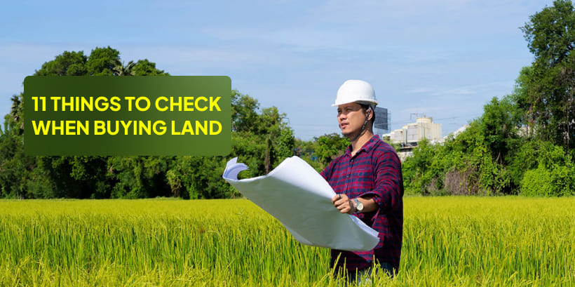 things to check when buying land