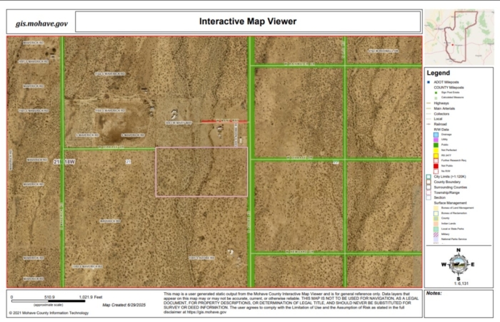 Build, or Invest in Your Desert Dream 20.36 Acres, Mohave, Arizona 306-24-005 - Image 20